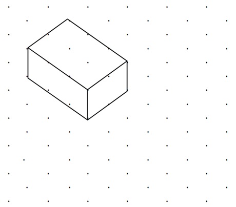 how to draw a rectangular prism step by step