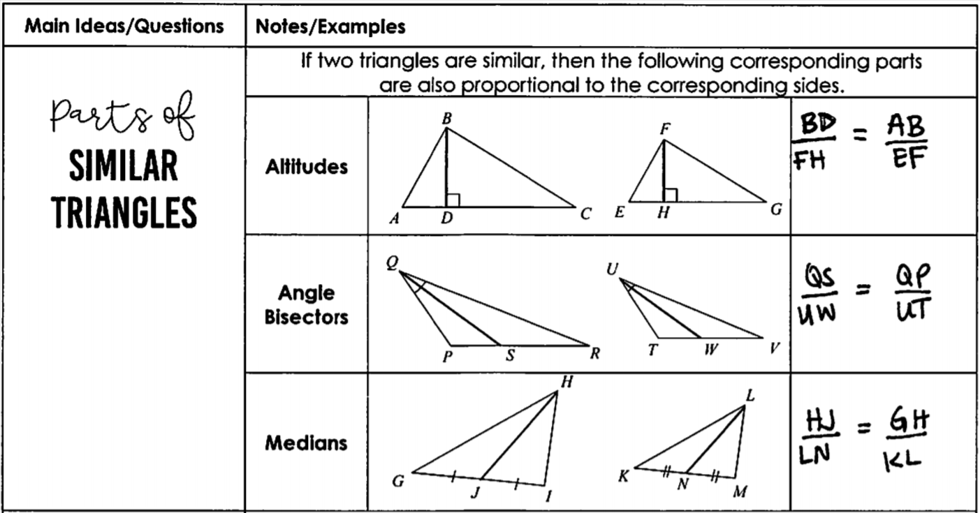 7-7 Parts of Similar Triangles (Day 9) • Activity Builder by Desmos